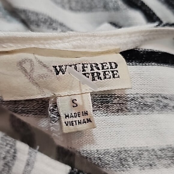 ARITZIA Wilfred Free Striped Rosa Drape Dress Relaxed A Line Sleeveless Swing S - Picture 6 of 7